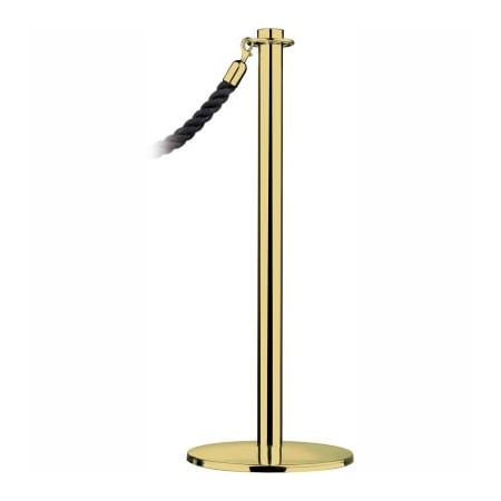 Lawrence Metal Prod. Tensator Post Rope Safety Crowd Control Queue Stanchion Universal Contemporary, Satin Brass 314U-2S-NOT